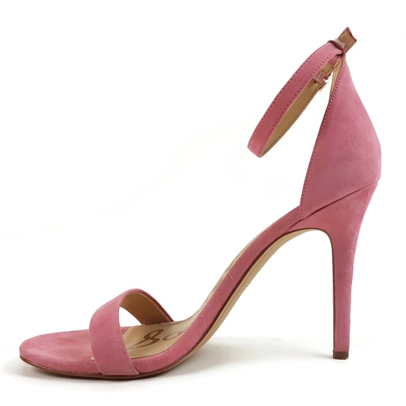 Sam Edelman Amee Ankle Strap Suede Heels - Picture 4 of 8
